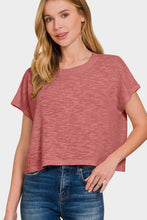 Load image into Gallery viewer, Zenana Round Neck Short Sleeve T-Shirt
