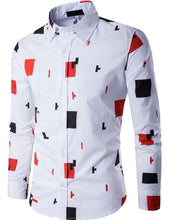 Load image into Gallery viewer, Mens Casual Cotton Long Sleeve Shirt
