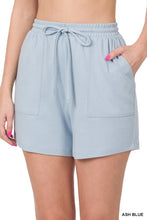 Load image into Gallery viewer, Cotton Drawstring Waist Shorts
