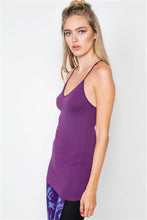 Load image into Gallery viewer, Spaghetti Straps Stretchy Cami Long Top
