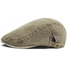 Load image into Gallery viewer, Retro Washed Beret Denim Hat
