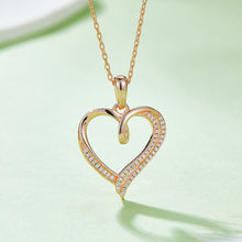 Load image into Gallery viewer, Moissanite 925 Sterling Silver Heart Shape Necklace
