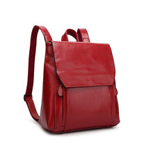 Load image into Gallery viewer, Womens Backpack Shoulder Genuine Leather School Natural Skin Book Laptop Rucksack Messenger Bags
