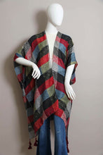 Load image into Gallery viewer, Multi Buffalo Checkered Kimono
