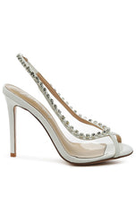 Load image into Gallery viewer, Camarine Clear Stiletto Sling-back
