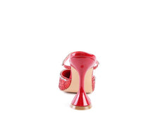 Load image into Gallery viewer, IRIS Glitter Spool Heel Sandal
