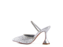 Load image into Gallery viewer, IRIS Glitter Spool Heel Sandal
