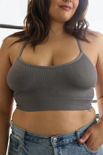Load image into Gallery viewer, Plus Size Tattoo Mesh Racerback Bralette
