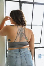 Load image into Gallery viewer, Plus Size Tattoo Mesh Racerback Bralette
