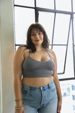 Load image into Gallery viewer, Plus Size Tattoo Mesh Racerback Bralette
