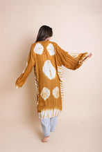 Load image into Gallery viewer, Tie-Dye Longline Kimono with Full Sleeves
