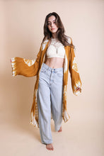 Load image into Gallery viewer, Tie-Dye Longline Kimono with Full Sleeves
