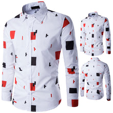 Load image into Gallery viewer, Mens Casual Cotton Long Sleeve Shirt
