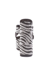 Load image into Gallery viewer, Sinful High Platform Patterned Diamante Rhinestone Slides
