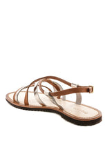 Load image into Gallery viewer, JUNE STRAPPY Flat Leather Sandals
