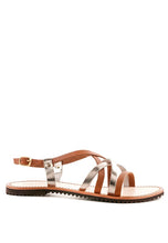 Load image into Gallery viewer, JUNE STRAPPY Flat Leather Sandals
