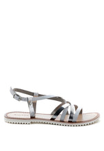 Load image into Gallery viewer, JUNE STRAPPY Flat Leather Sandals
