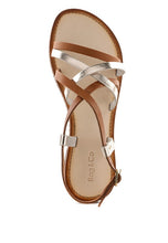 Load image into Gallery viewer, JUNE STRAPPY Flat Leather Sandals
