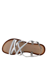 Load image into Gallery viewer, JUNE STRAPPY Flat Leather Sandals
