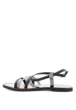 Load image into Gallery viewer, JUNE STRAPPY Flat Leather Sandals
