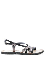 Load image into Gallery viewer, JUNE STRAPPY Flat Leather Sandals
