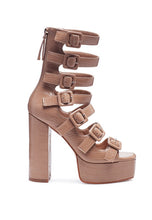 Load image into Gallery viewer, London Rag Sarouchi Caged High Heel Buckle Sandals
