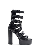 Load image into Gallery viewer, London Rag Sarouchi Caged High Heel Buckle Sandals
