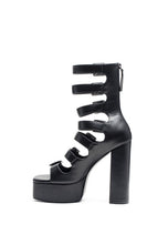 Load image into Gallery viewer, London Rag Sarouchi Caged High Heel Buckle Sandals
