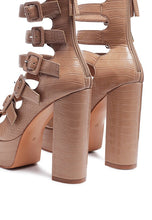 Load image into Gallery viewer, London Rag Sarouchi Caged High Heel Buckle Sandals
