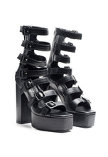 Load image into Gallery viewer, London Rag Sarouchi Caged High Heel Buckle Sandals
