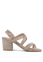 Load image into Gallery viewer, MON LAPIN High Block Heel Leather Sandals
