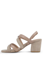 Load image into Gallery viewer, MON LAPIN High Block Heel Leather Sandals
