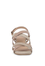 Load image into Gallery viewer, MON LAPIN High Block Heel Leather Sandals
