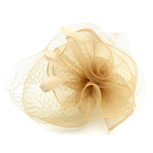 Load image into Gallery viewer, Classic Rose Fascinator w/ Headband &amp; Clip
