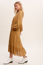 Load image into Gallery viewer, Feminine Boho Inspired Maxi Woven Dress
