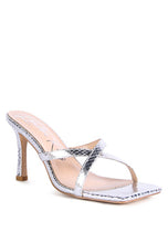 Load image into Gallery viewer, MURIEL Croc Cross Strap Sloder Sandals
