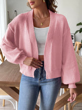 Load image into Gallery viewer, Open Front Long Sleeve Cardigan
