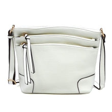 Load image into Gallery viewer, Fashion Multi Zip Pocket Crossbody Bag
