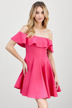 Load image into Gallery viewer, A Line Ruffle Dress
