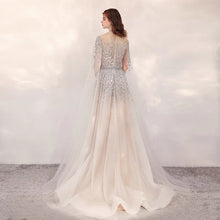 Load image into Gallery viewer, Bridal Dress Thin Long-sleeved Dress - Prom Dress - Mother of the Bride Dress - Evening Gown
