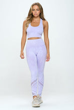 Load image into Gallery viewer, 2pc - Seamless Yoga Mineral Washed Active Set
