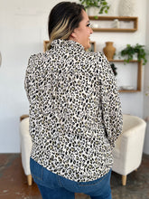 Load image into Gallery viewer, Double Take Full Size Leopard Long Sleeve Blouse
