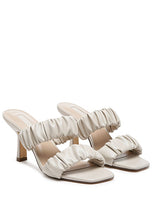 Load image into Gallery viewer, LADY LYNN Gather Around Slop-On Heeled Sandals
