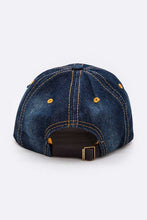 Load image into Gallery viewer, MOM Crystal Denim Cap
