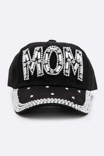 Load image into Gallery viewer, MOM Crystal Denim Cap
