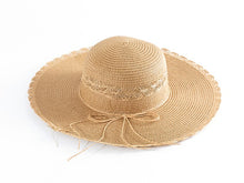 Load image into Gallery viewer, BOHO WOVEN STRAW HAT
