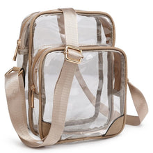 Load image into Gallery viewer, See Thru Multi Compartment Crossbody Bag
