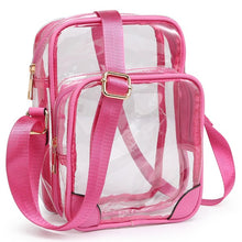 Load image into Gallery viewer, See Thru Multi Compartment Crossbody Bag
