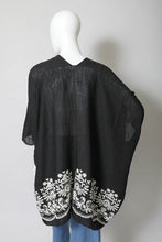 Load image into Gallery viewer, Floral Embroidered Stitch Kimono
