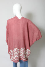 Load image into Gallery viewer, Floral Embroidered Stitch Kimono
